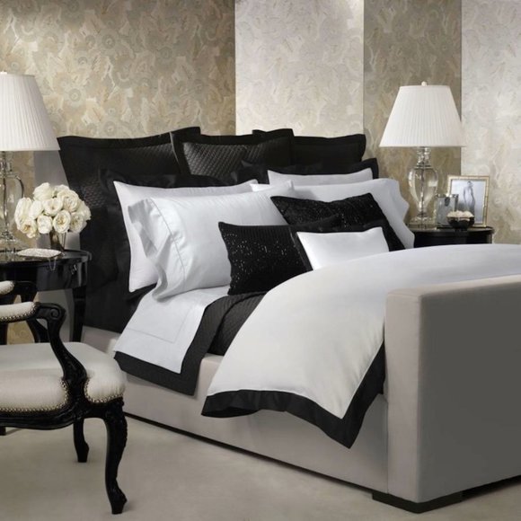 Ralph Lauren Bedding Ralph Lauren Black Onyx White Langdon Full